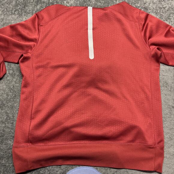 Nike Therma Dri-Fit Pullover Hooded Sweatshirt Maroon (not Red) - Picture 8 of 9